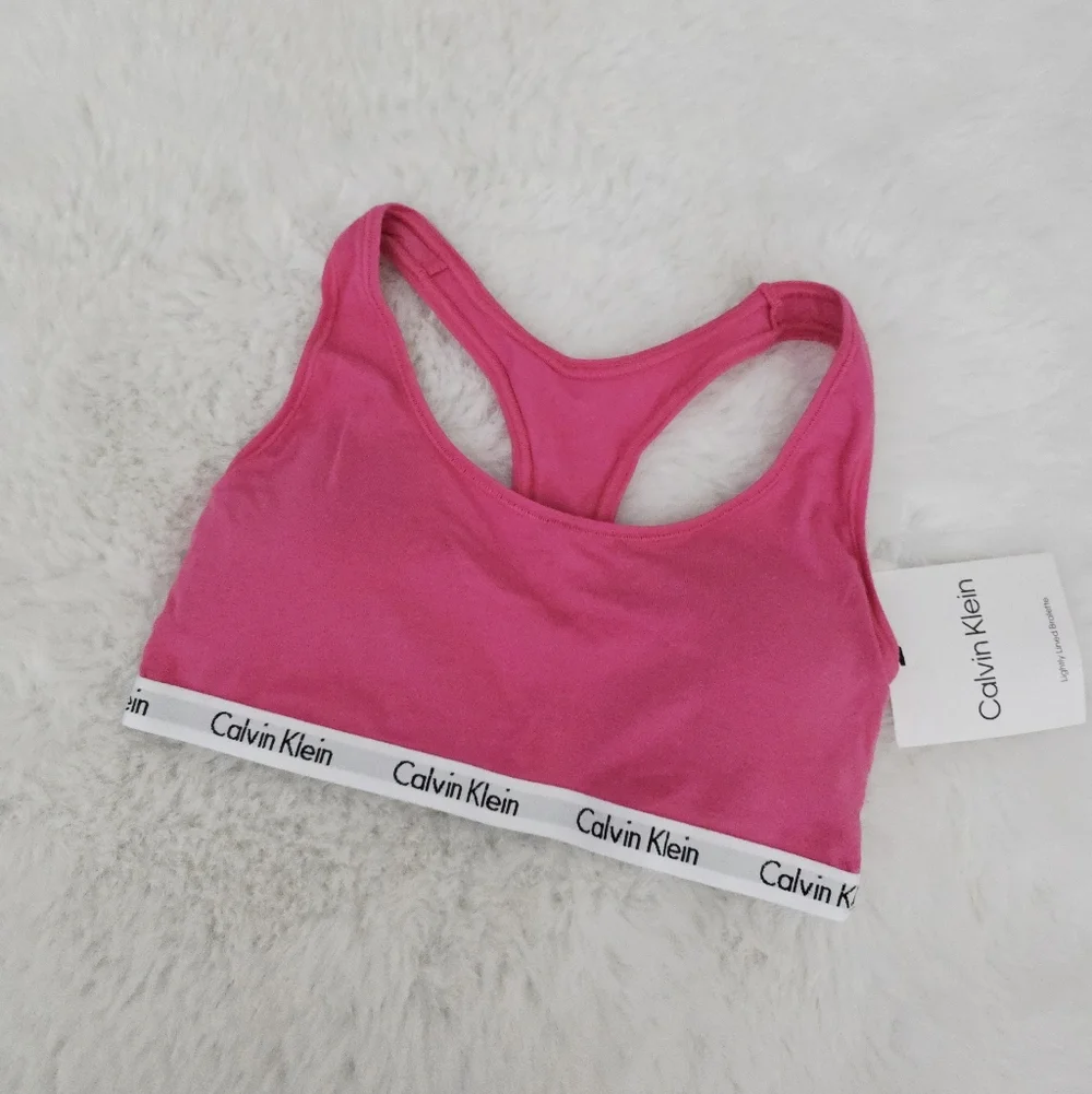 CALVIN KLEIN💞 Cotton Stretch Bralette SIZE S